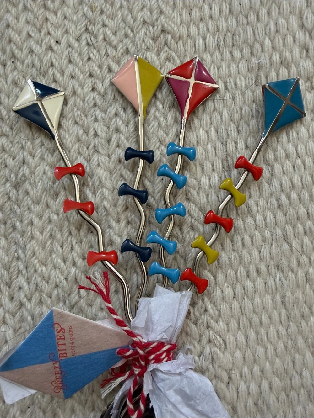 Set of 4 Breezy Bites Spoons Spoons from Anthropologie